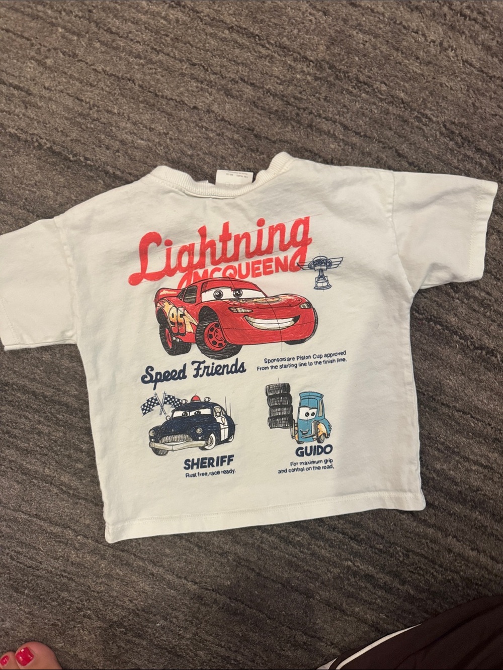 18M Lightning McQueen Disney Zara Tee